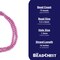 The Bead Chest Natural 6mm Wooden Beads in Magenta for Jewelry Making – Round Loose Wood Spacer Beads I Approximately 75 Beads